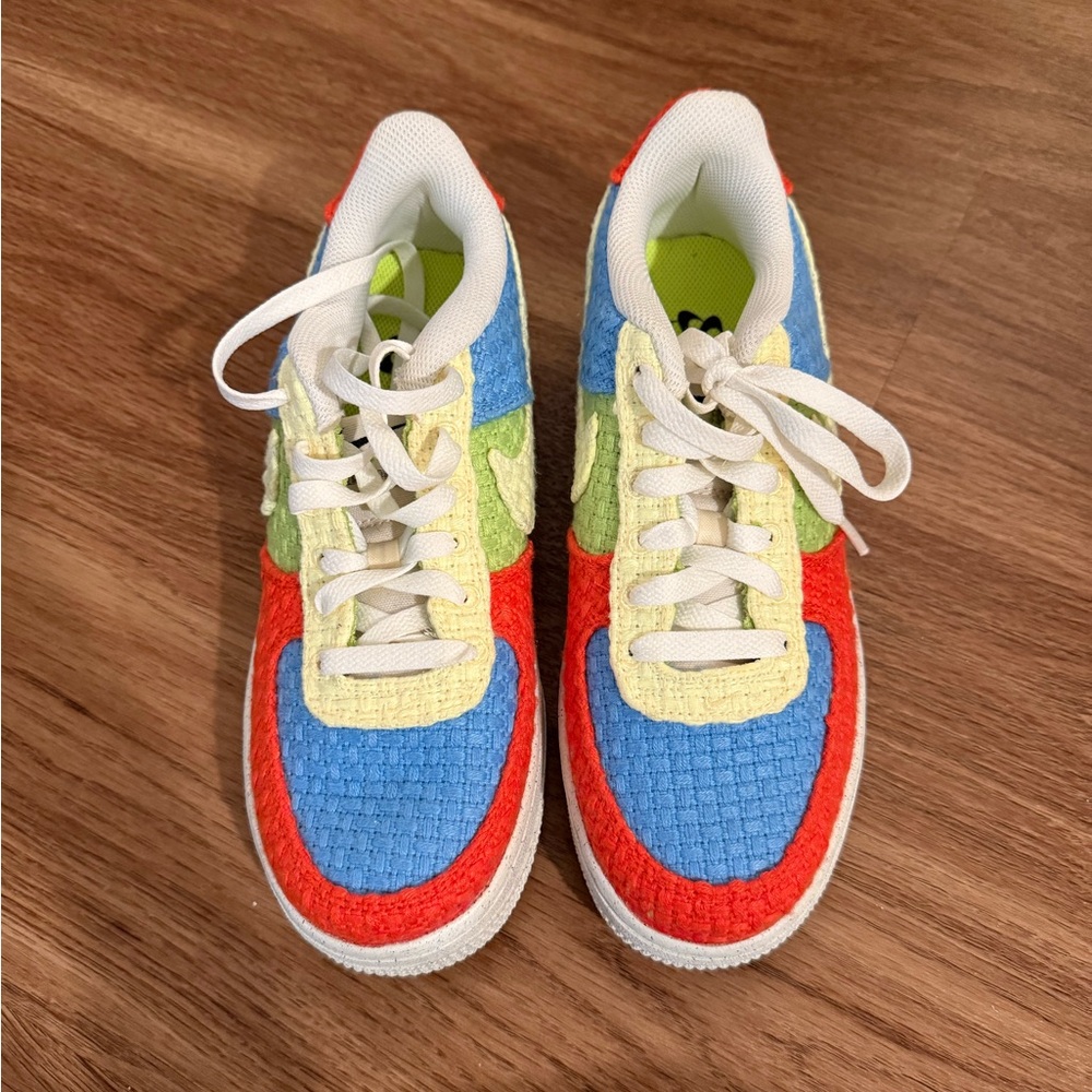 Nike Hemp Air Force 1 Multicolor NWOT Size 5.5Y/38UK